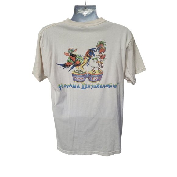Vintage Jimmy Buffett Shirt Mens L 1997 Havana Daydreamin Murina - Picture 4 of 14